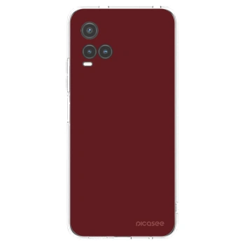 Picasee Vivo Y33s Hülle - Transparentes Silikon - Red Bliss