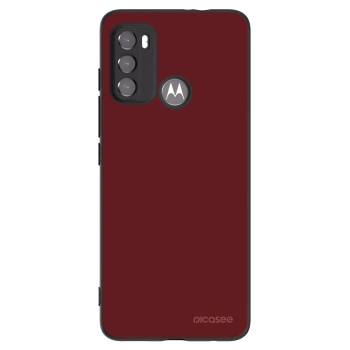 Picasee Motorola Moto G60 Hülle - Schwarzes Silikon - Red Bliss