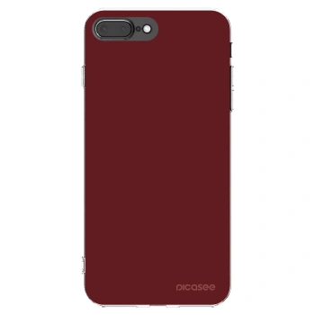 Picasee Apple iPhone 7 Plus Hülle - Transparentes Silikon - Red Bliss