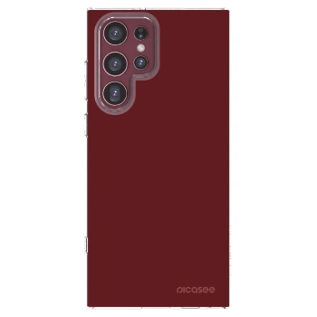 Picasee Samsung Galaxy S22 Ultra 5G Hülle - Transparentes Silikon - Red Bliss