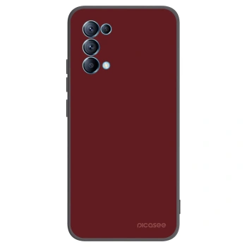 Picasee OPPO Reno 5 5G Hülle - Schwarzes Silikon - Red Bliss
