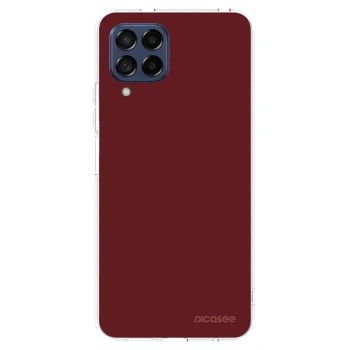 Picasee Samsung Galaxy M53 5G Hülle - Transparentes Silikon - Red Bliss