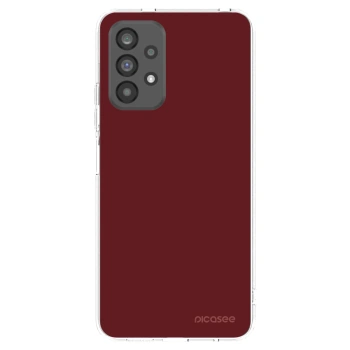 Picasee Samsung Galaxy A73 5G Hülle - Transparentes Silikon - Red Bliss