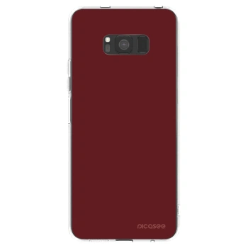 Picasee Samsung Galaxy S8 G950F Hülle - Transparentes Silikon - Red Bliss