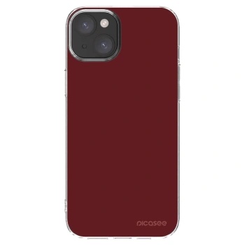 Picasee Apple iPhone 15 Plus Hülle - Transparentes Silikon - Red Bliss