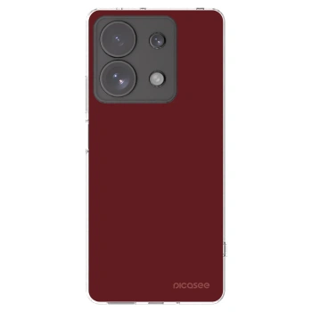 Picasee Xiaomi Redmi Note 13 Pro 4G Hülle - Transparentes Silikon - Red Bliss