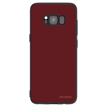 Picasee Samsung Galaxy S8 G950F Hülle - Schwarzes Silikon - Red Bliss