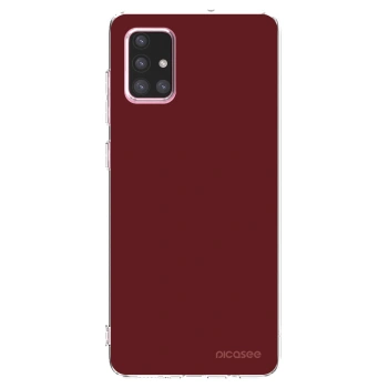 Picasee Samsung Galaxy A71 A715F Hülle - Transparentes Silikon - Red Bliss