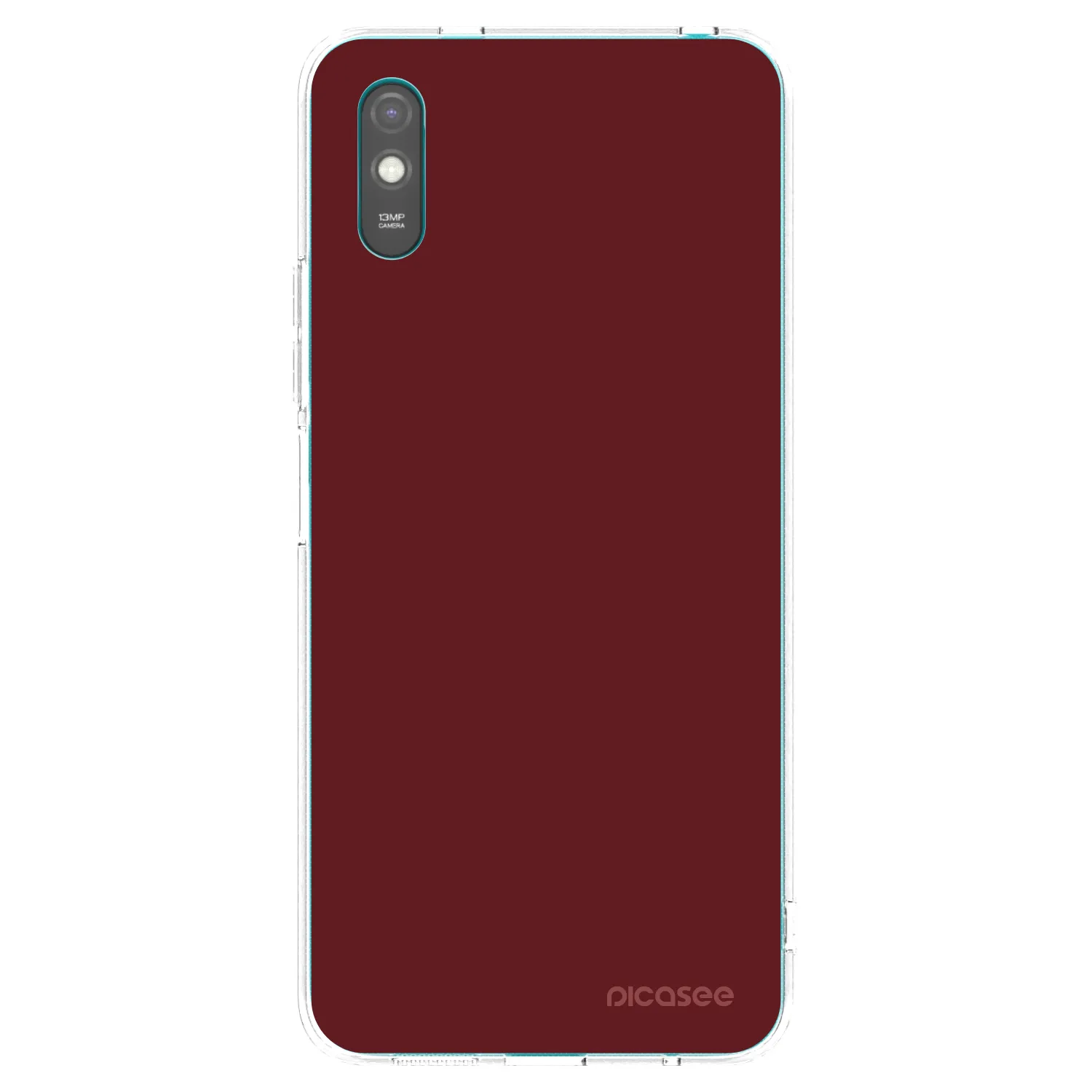 Picasee Xiaomi Redmi 9A Hülle - Transparentes Silikon - Red Bliss
