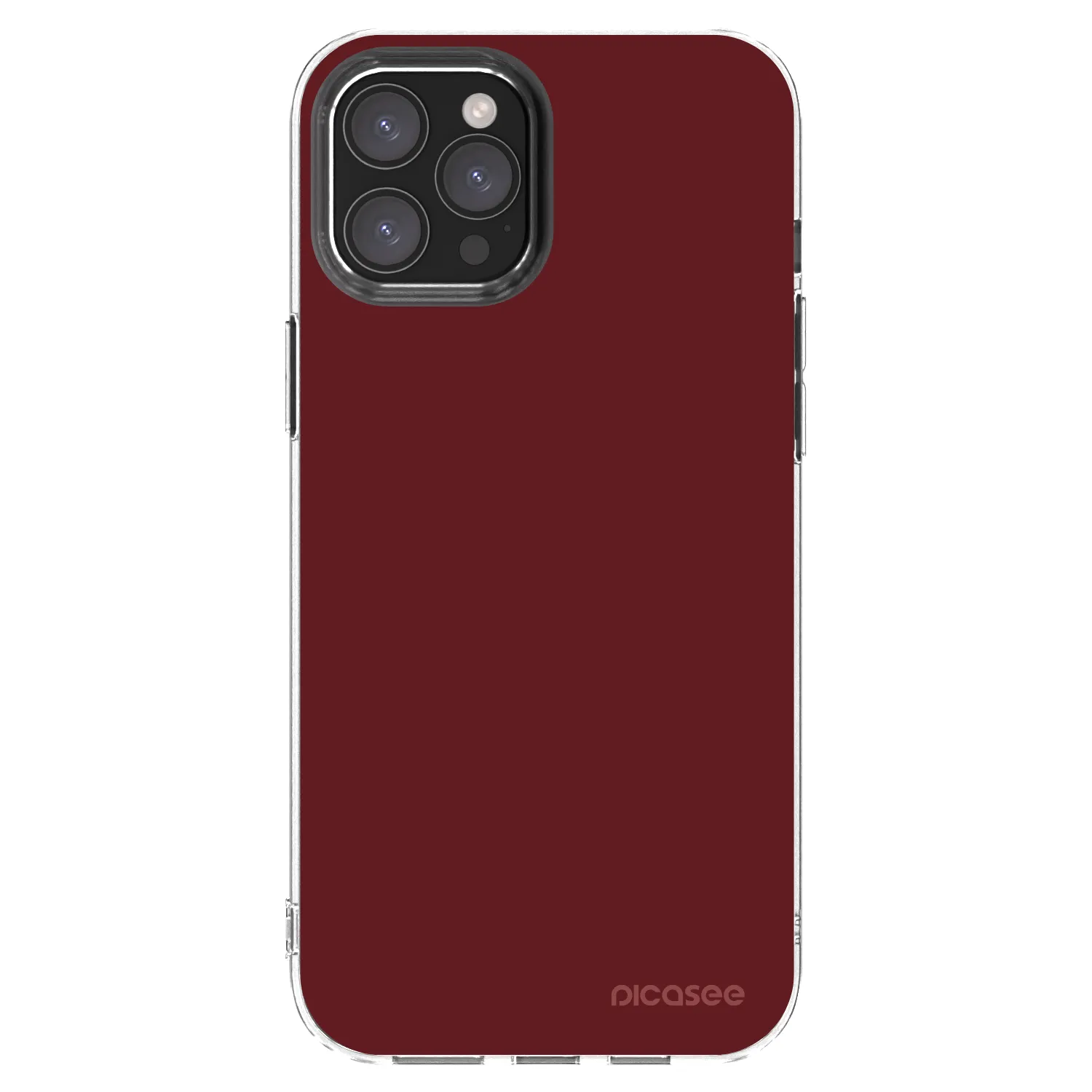 Picasee Apple iPhone 12 Pro Max Hülle - Transparentes Silikon - Red Bliss
