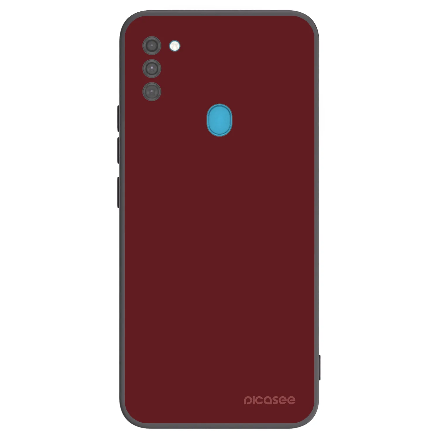 Picasee Samsung Galaxy M11 Hülle - Schwarzes Silikon - Red Bliss