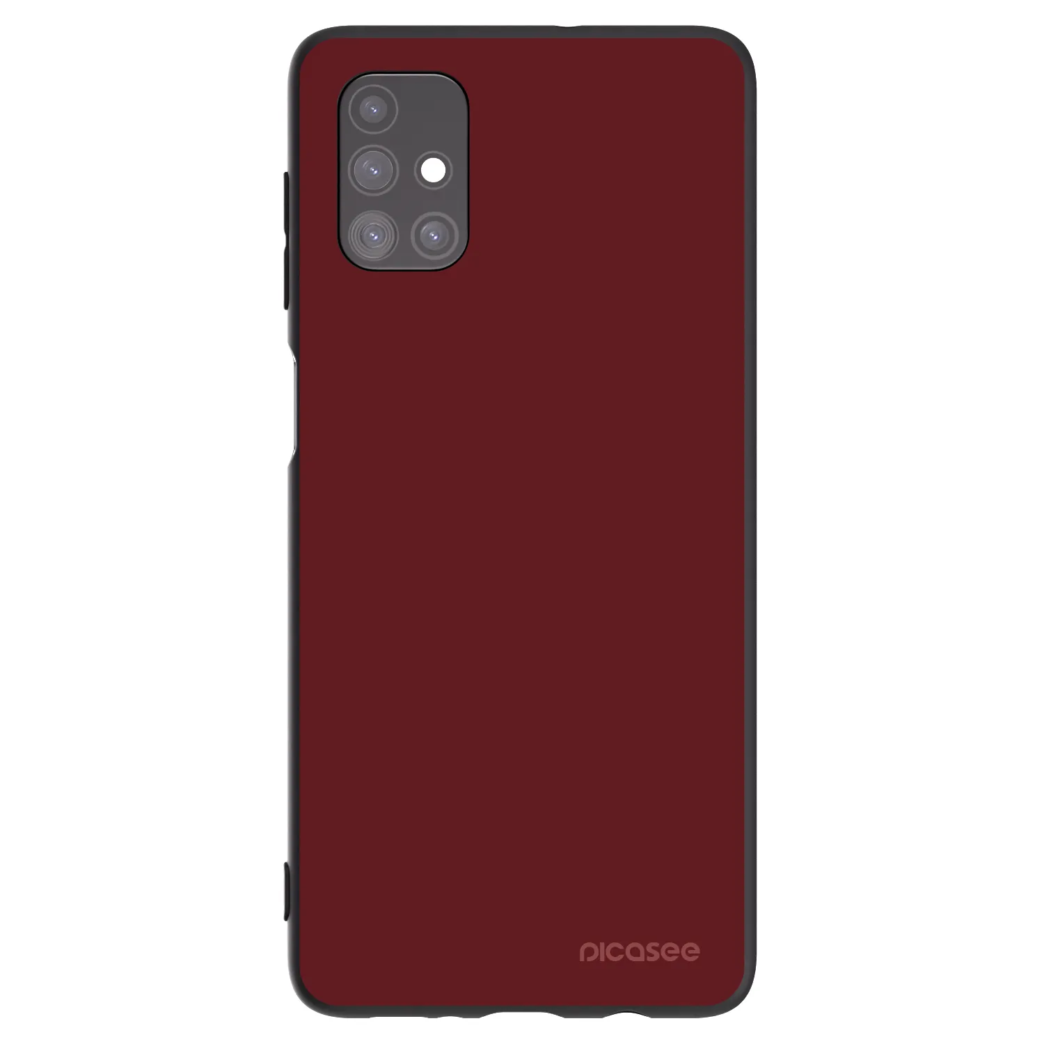 Picasee Samsung Galaxy M51 M515F Hülle - Schwarzes Silikon - Red Bliss
