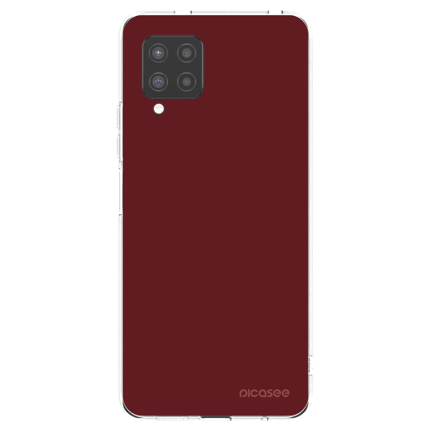 Picasee Samsung Galaxy A42 A426B Hülle - Transparentes Silikon - Red Bliss