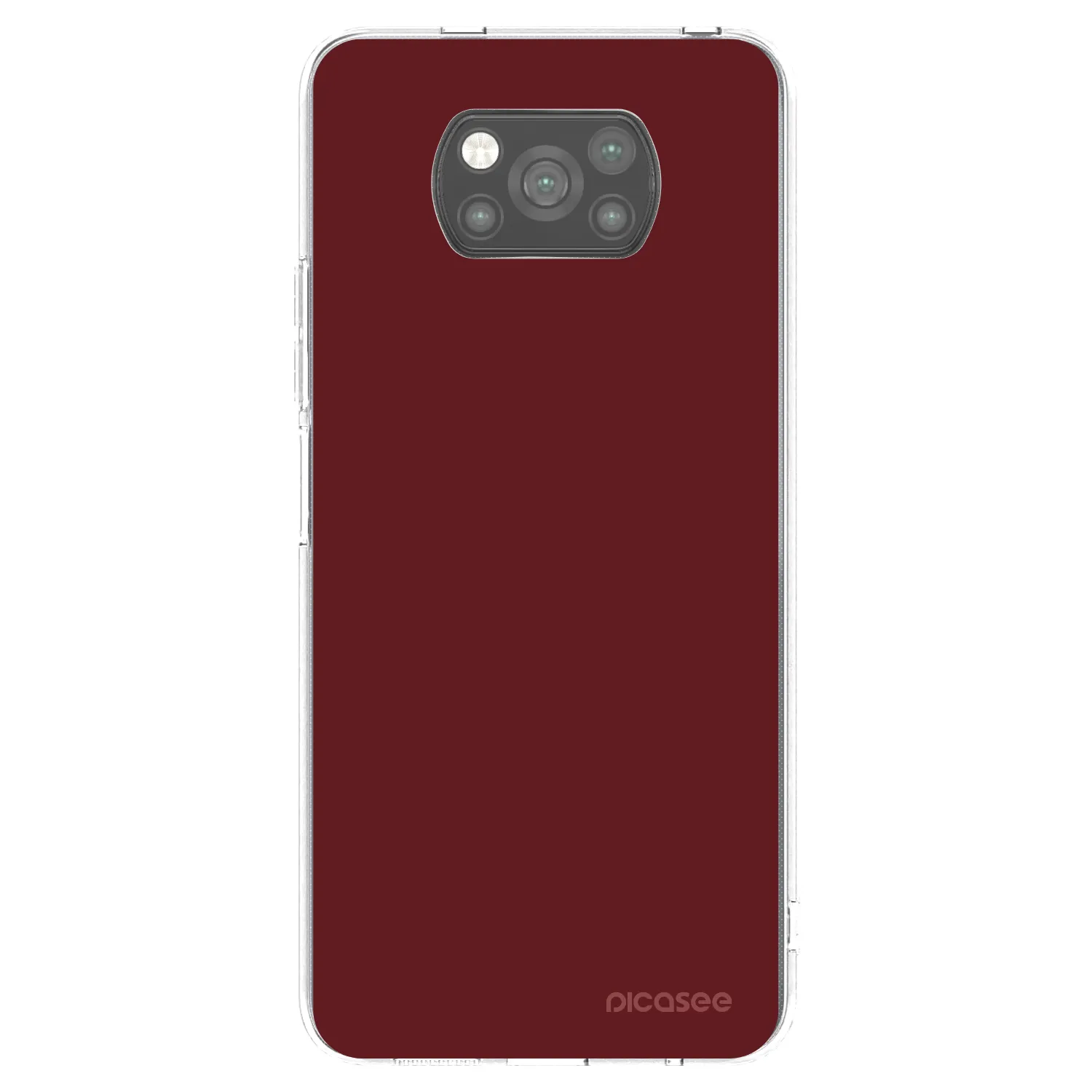Picasee Xiaomi Poco X3 Pro Hülle - Schwarzes Silikon - Red Bliss
