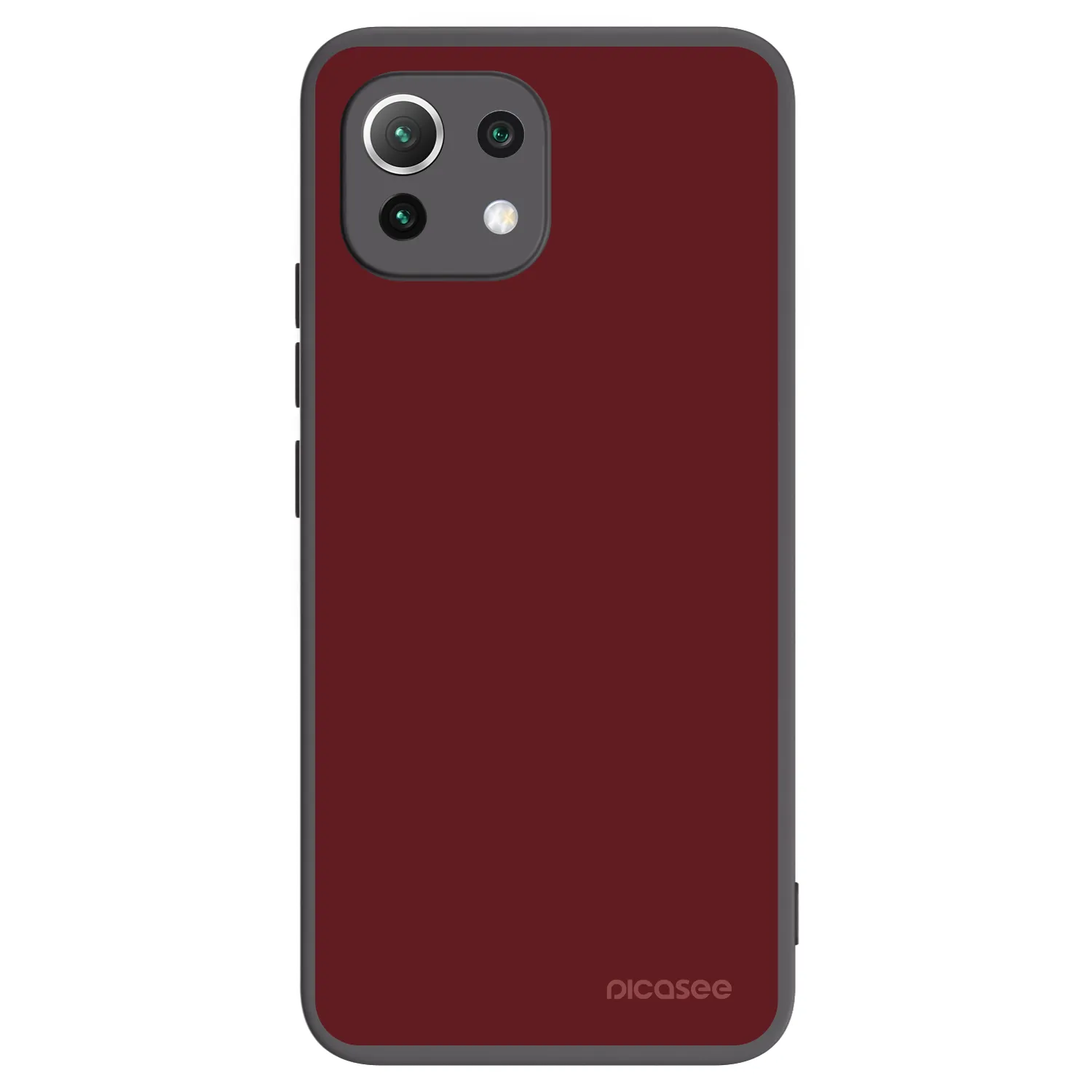 Picasee Xiaomi Mi 11 Lite Hülle - Schwarzes Silikon - Red Bliss