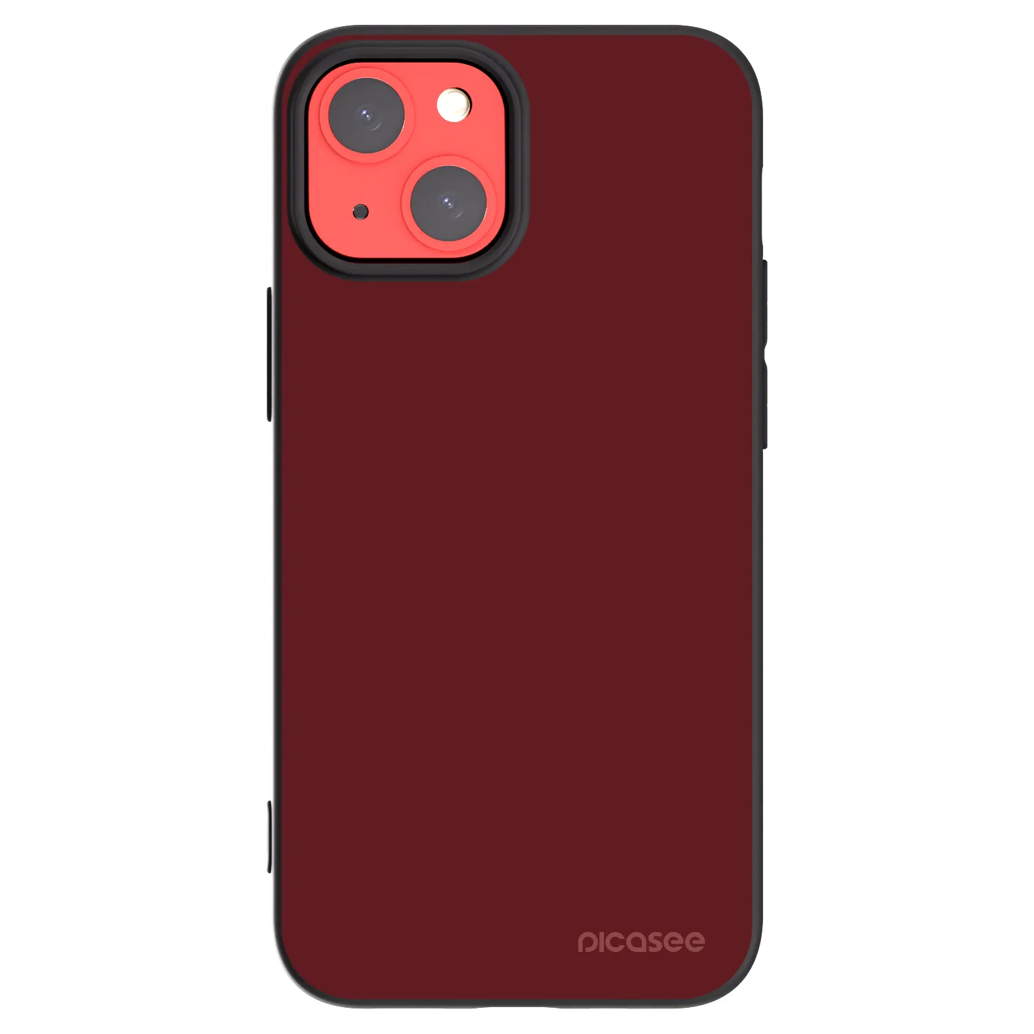 Picasee Apple iPhone 13 mini Hülle - Schwarzes Silikon - Red Bliss
