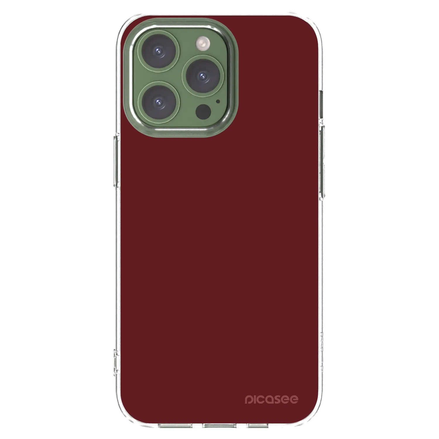 Picasee Apple iPhone 13 Pro Hülle - Transparentes Silikon - Red Bliss