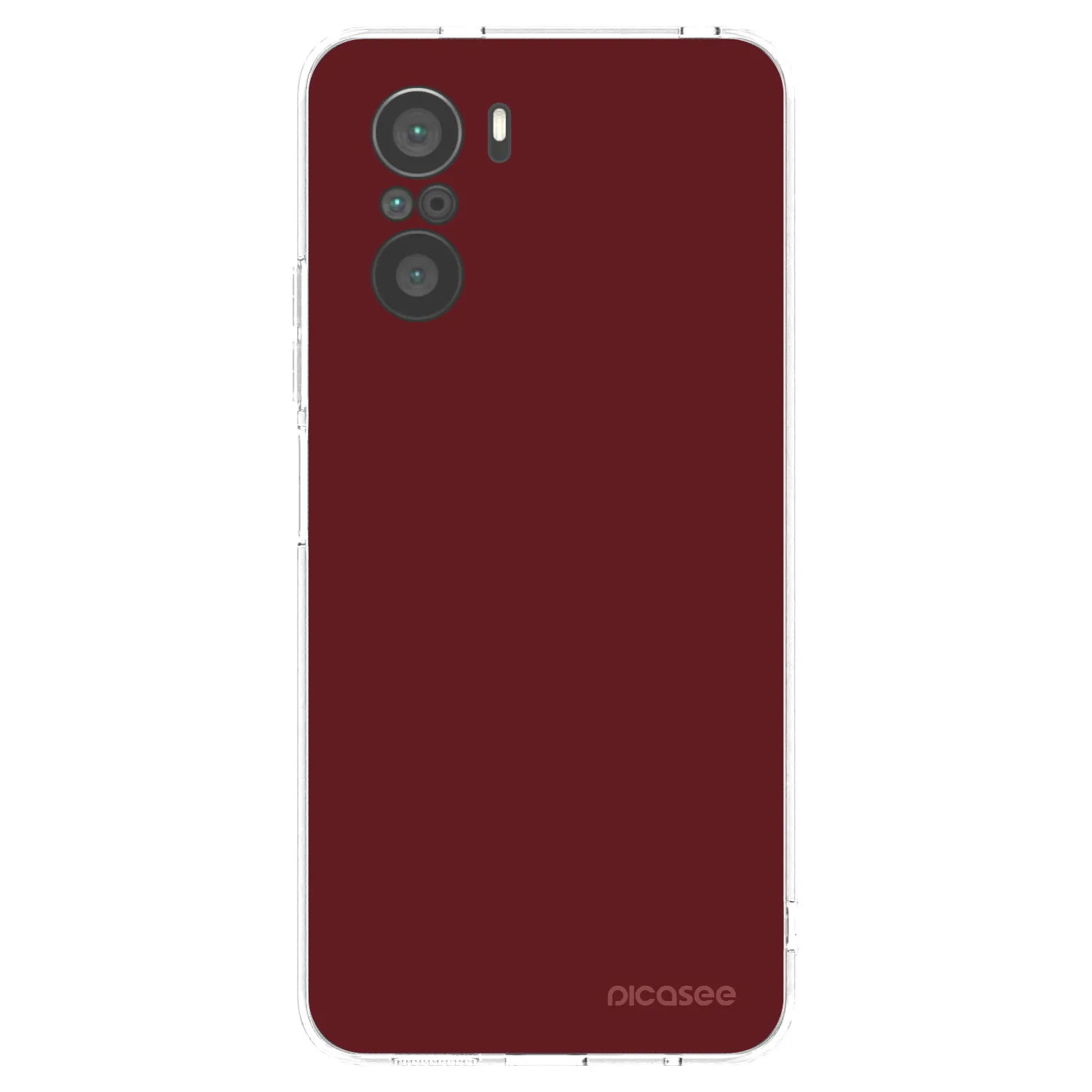 Picasee Xiaomi Poco F3 Hülle - Transparentes Silikon - Red Bliss