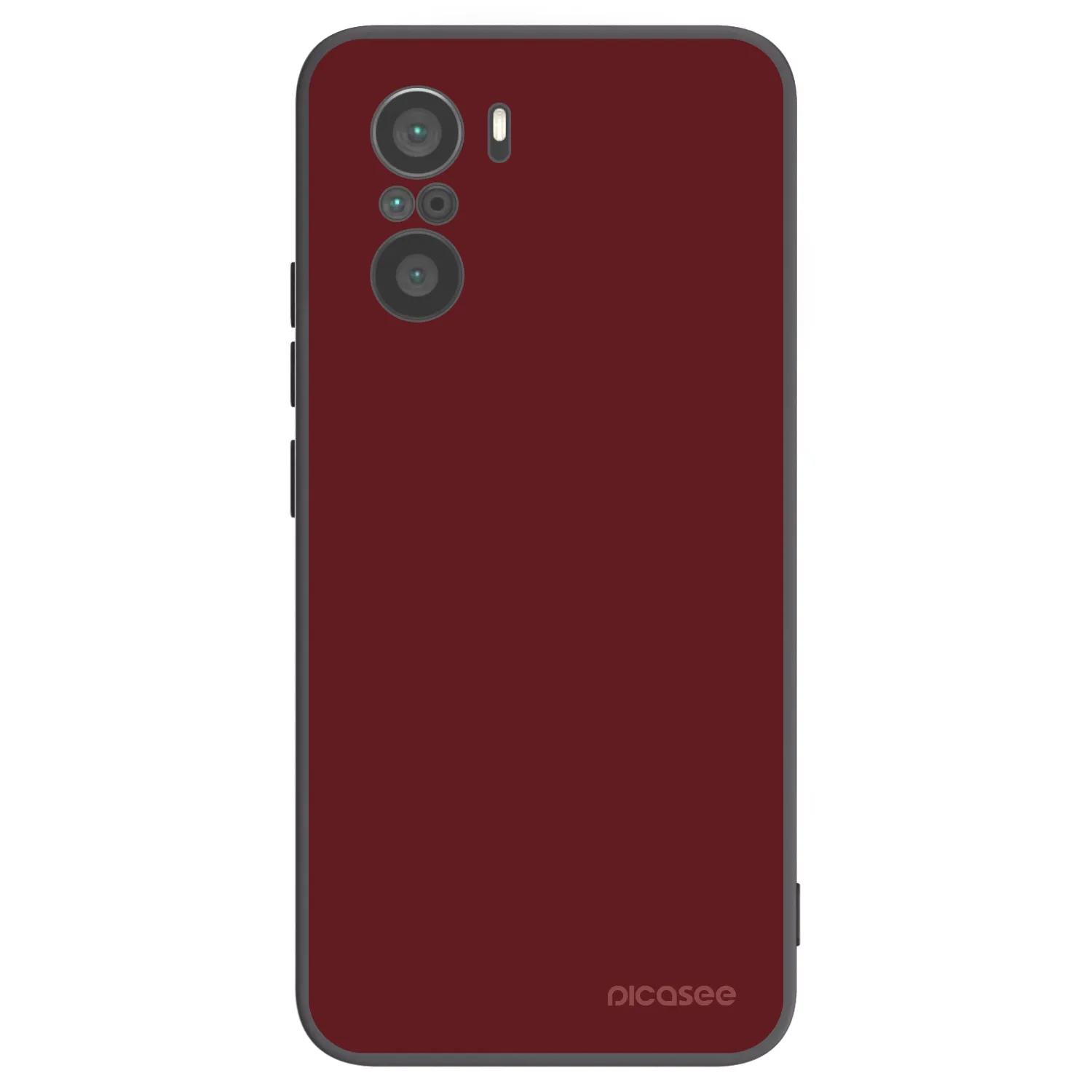 Picasee Xiaomi Poco F3 Hülle - Schwarzes Silikon - Red Bliss