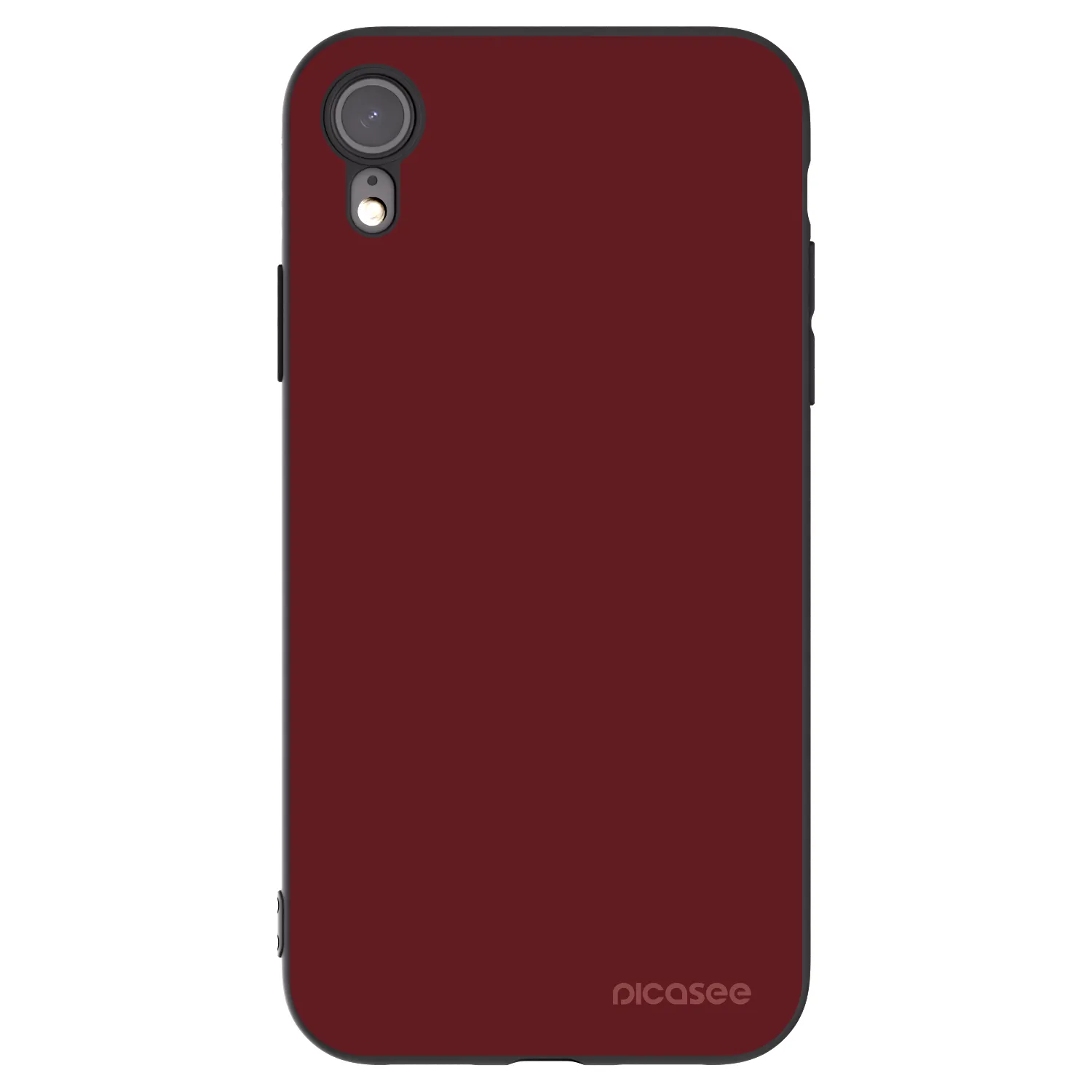 Picasee Apple iPhone XR Hülle - Schwarzes Silikon - Red Bliss