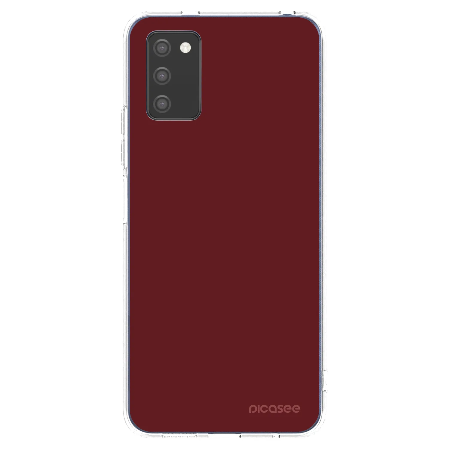 Picasee Samsung Galaxy A02s A025G Hülle - Transparentes Silikon - Red Bliss