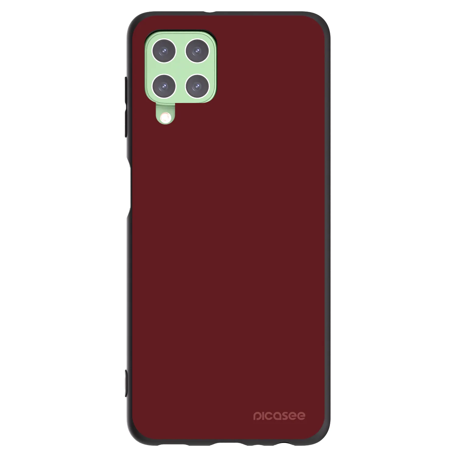Picasee Samsung Galaxy A22 A225F 4G Hülle - Schwarzes Silikon - Red Bliss