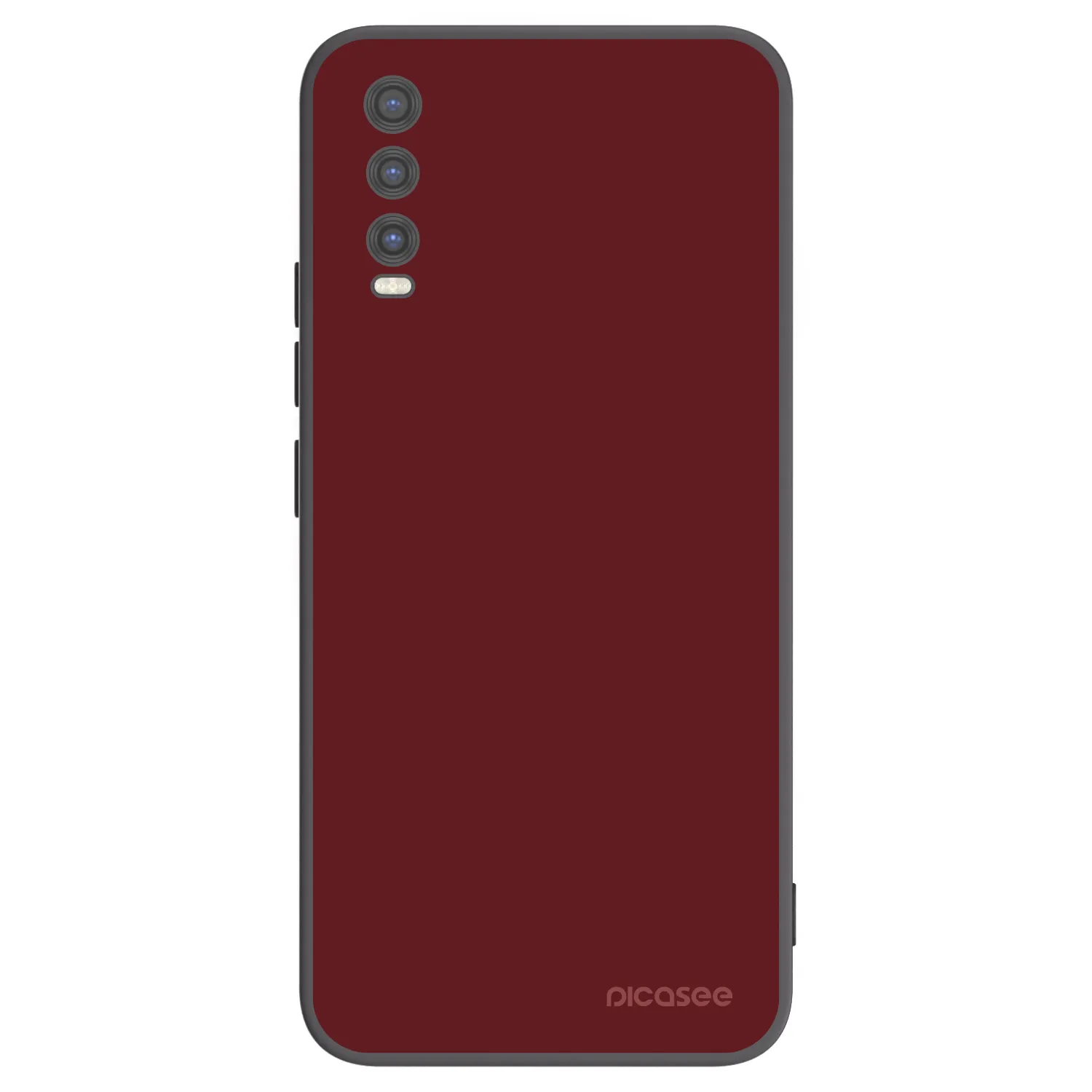 Picasee Vivo Y20s Hülle - Schwarzes Silikon - Red Bliss