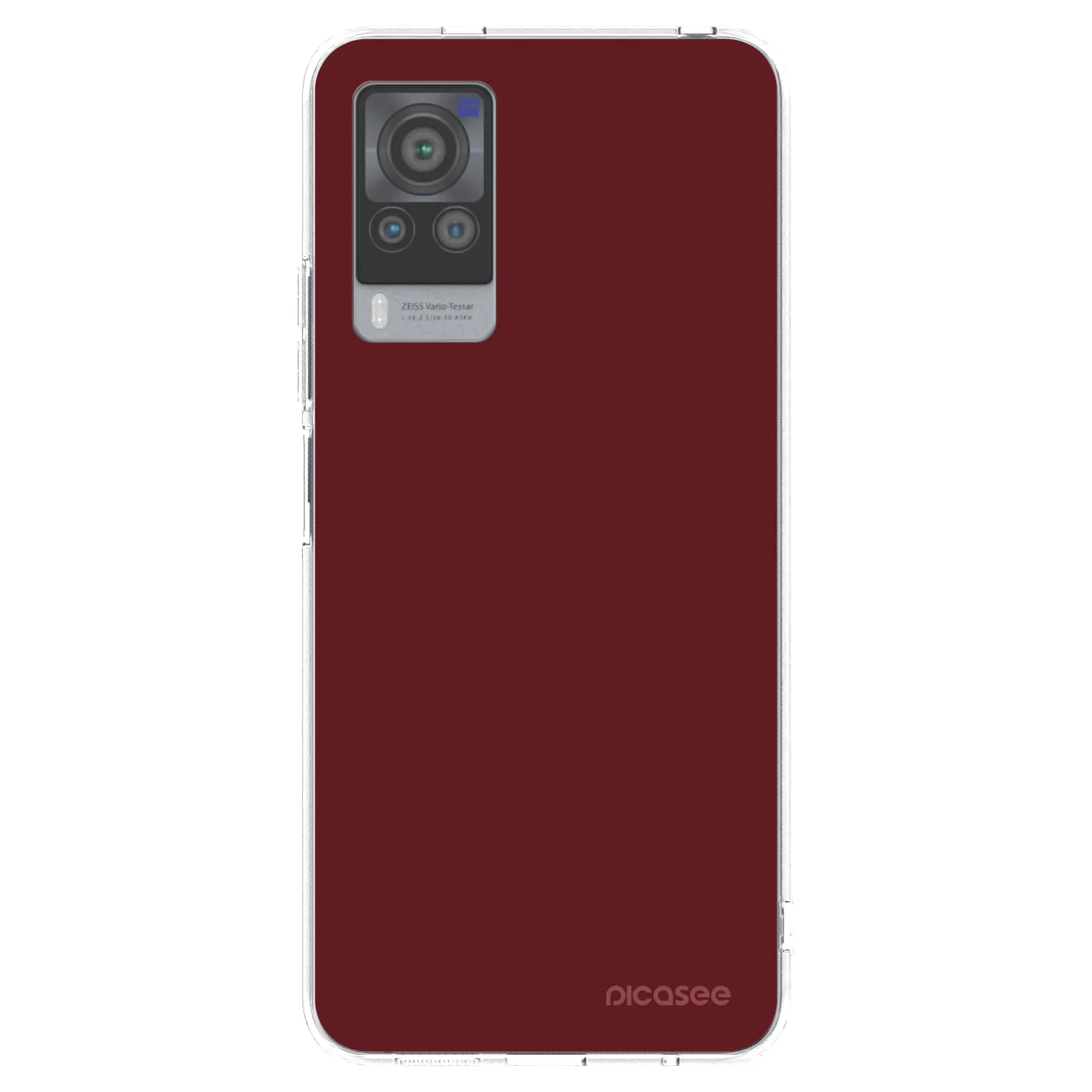 Picasee Vivo X60 Pro 5G Hülle - Transparentes Silikon - Red Bliss