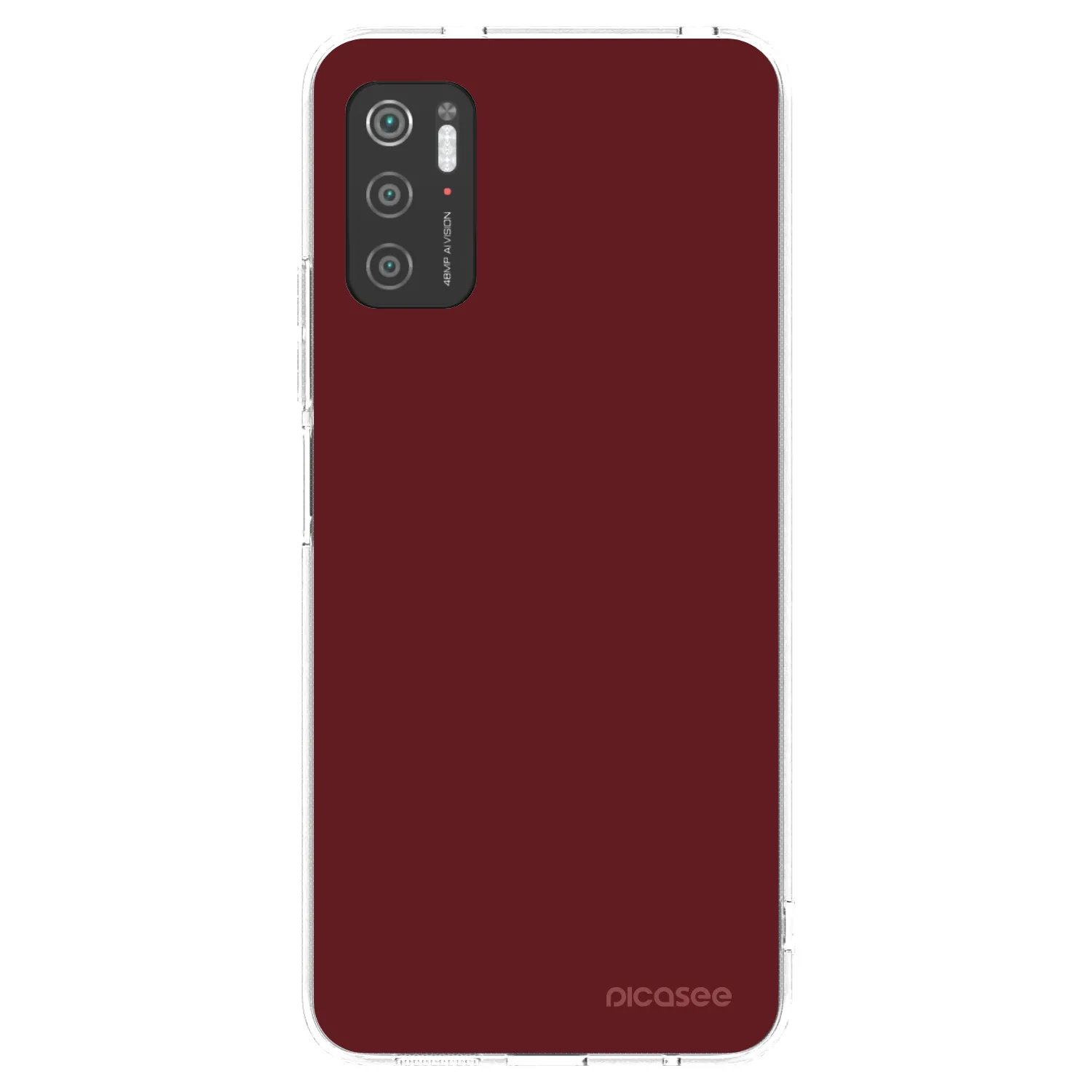 Picasee Xiaomi Poco M3 Pro 5G Hülle - Transparentes Silikon - Red Bliss