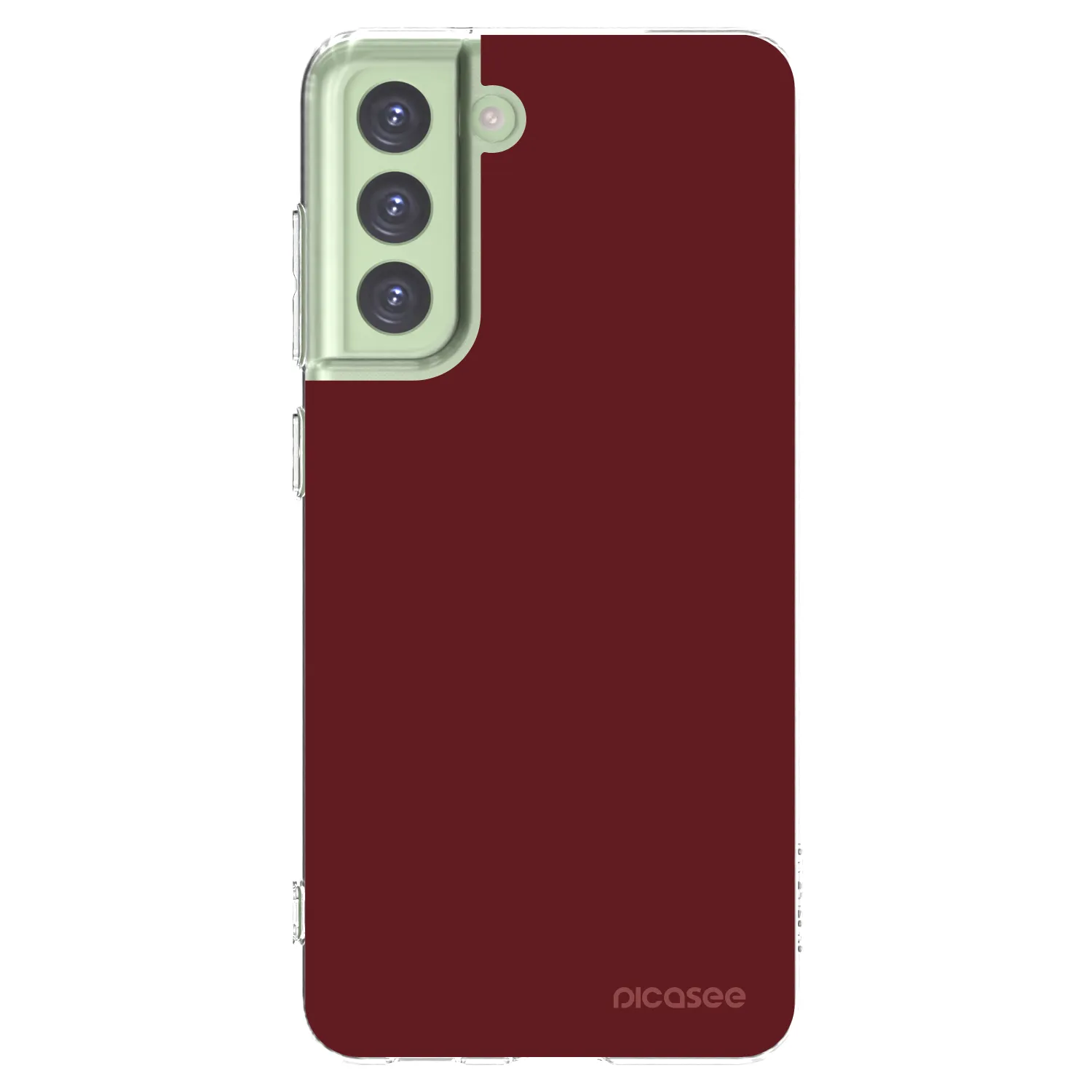 Picasee Samsung Galaxy S21 FE 5G Hülle - Transparentes Silikon - Red Bliss