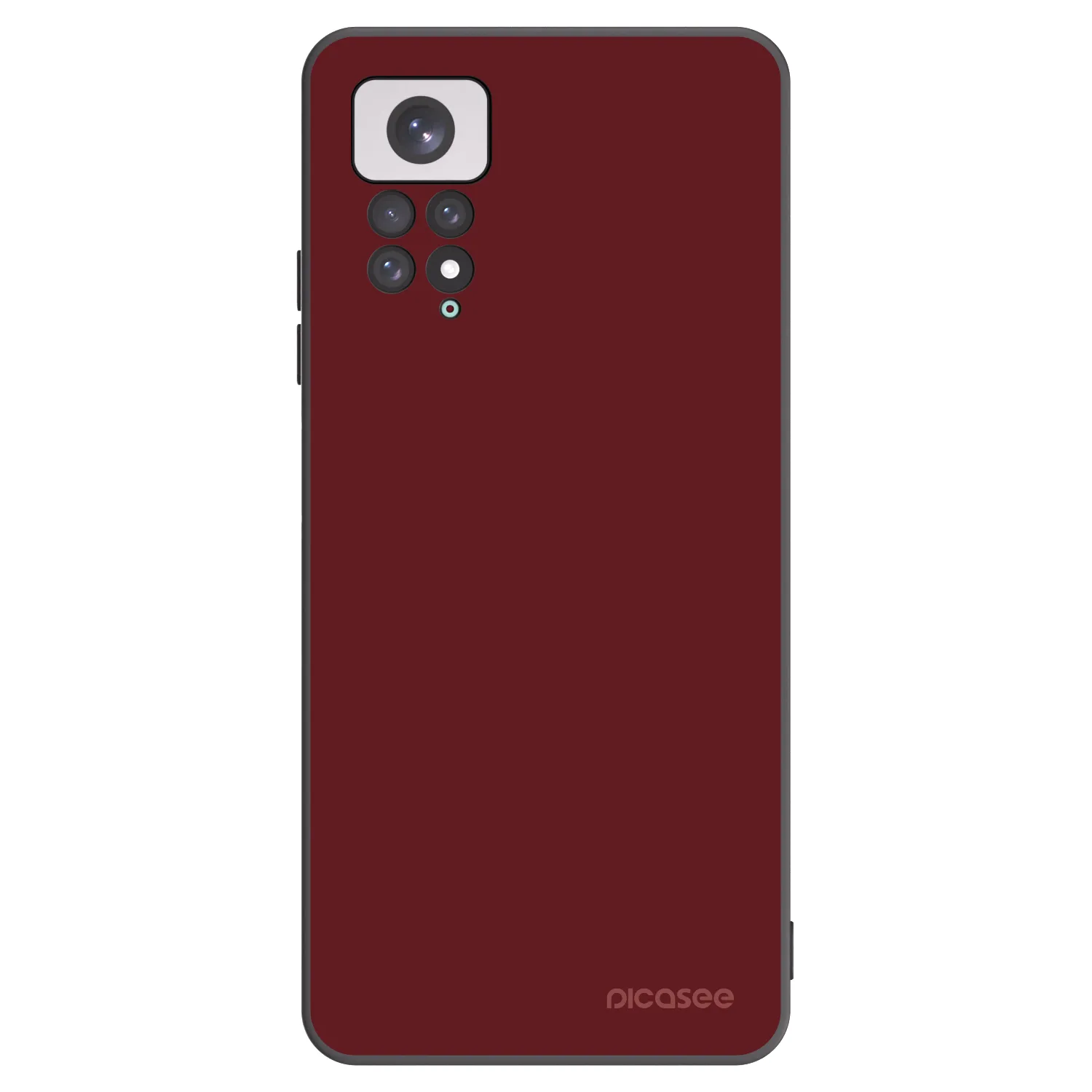Picasee Xiaomi Redmi Note 11 Hülle - Schwarzes Silikon - Red Bliss