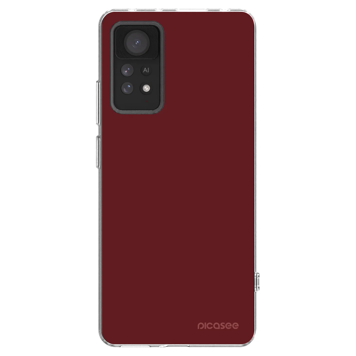 Picasee Xiaomi Redmi Note 11 Pro 5G Hülle - Transparentes Silikon - Red Bliss