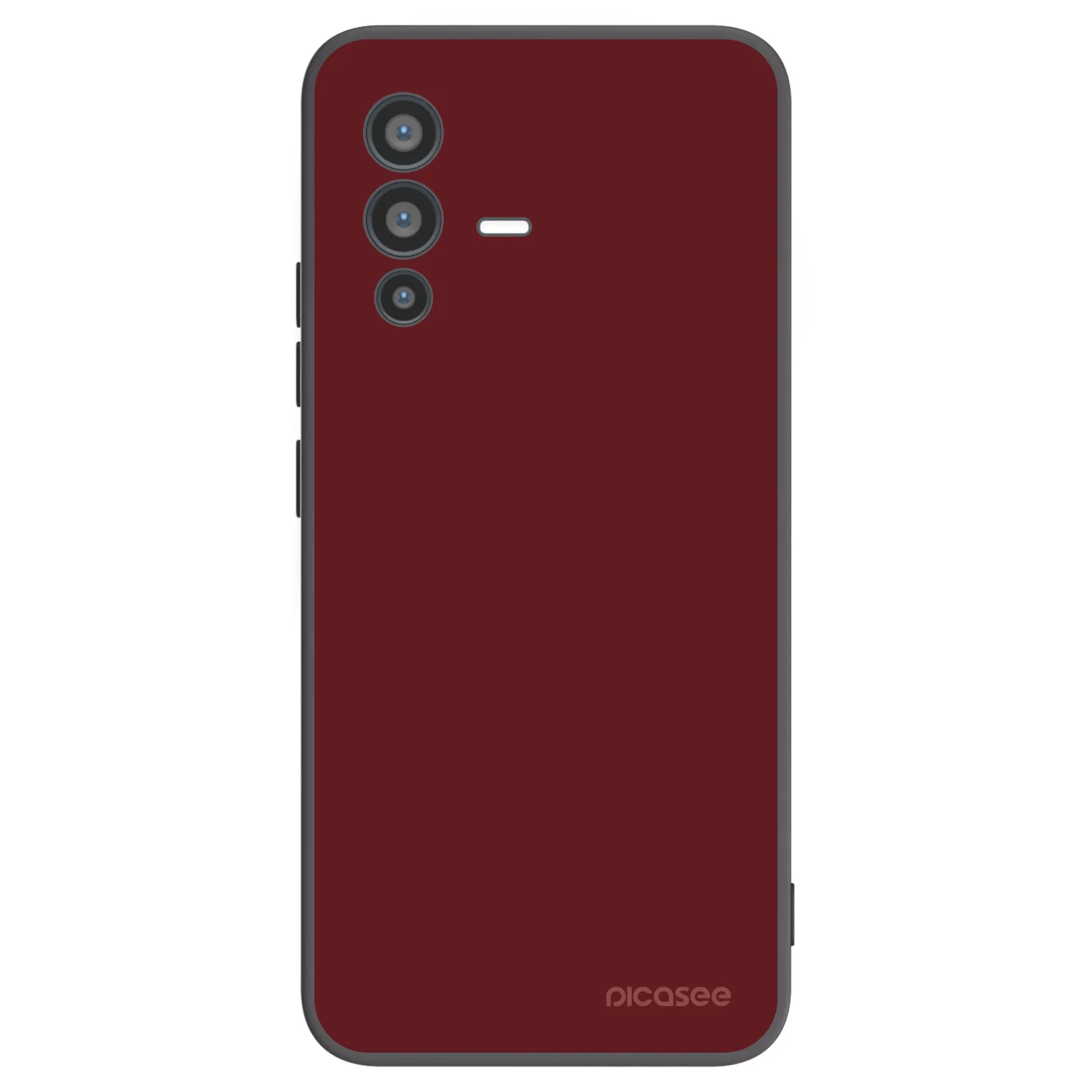 Picasee Vivo V23 5G Hülle - Schwarzes Silikon - Red Bliss