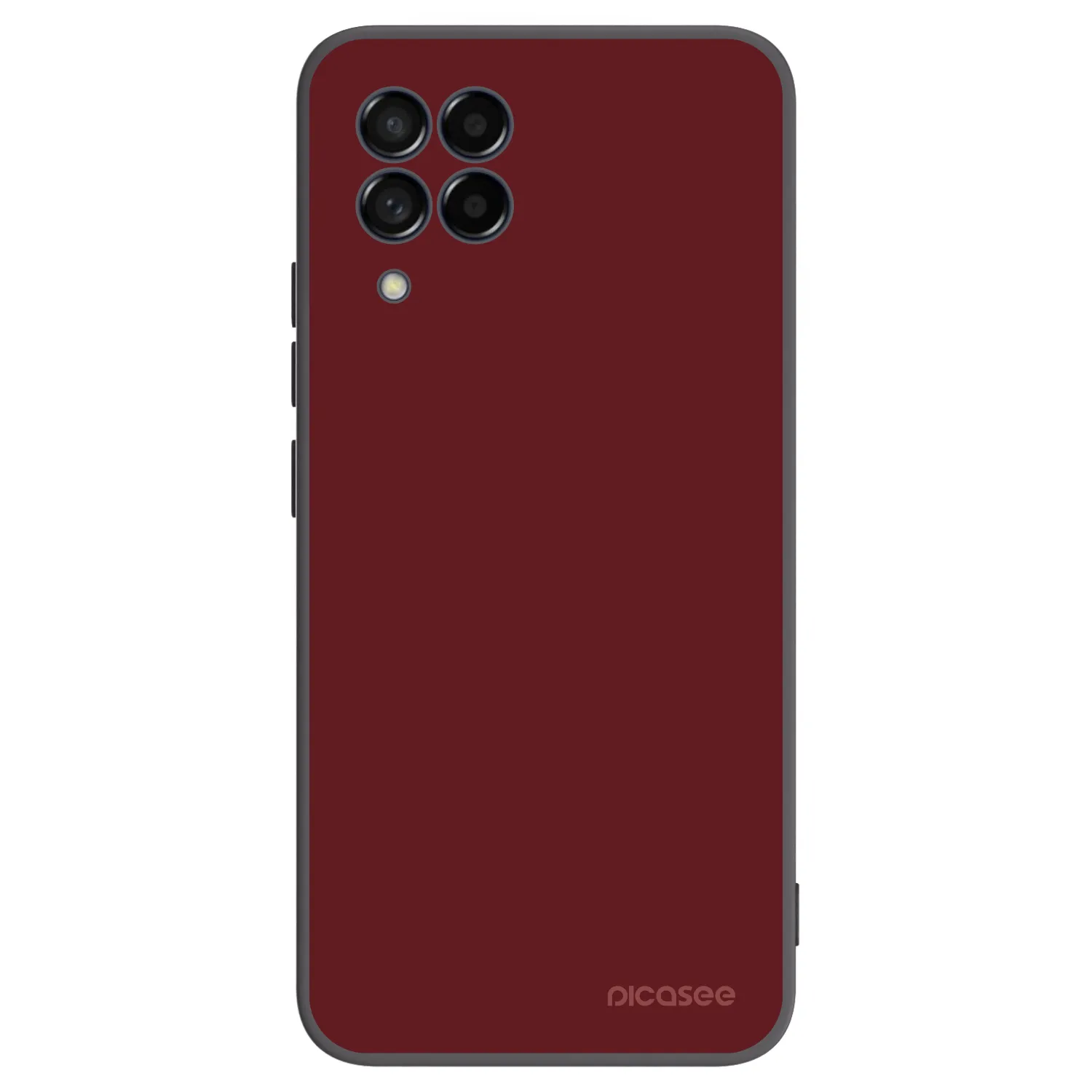 Picasee Samsung Galaxy M53 5G Hülle - Schwarzes Silikon - Red Bliss