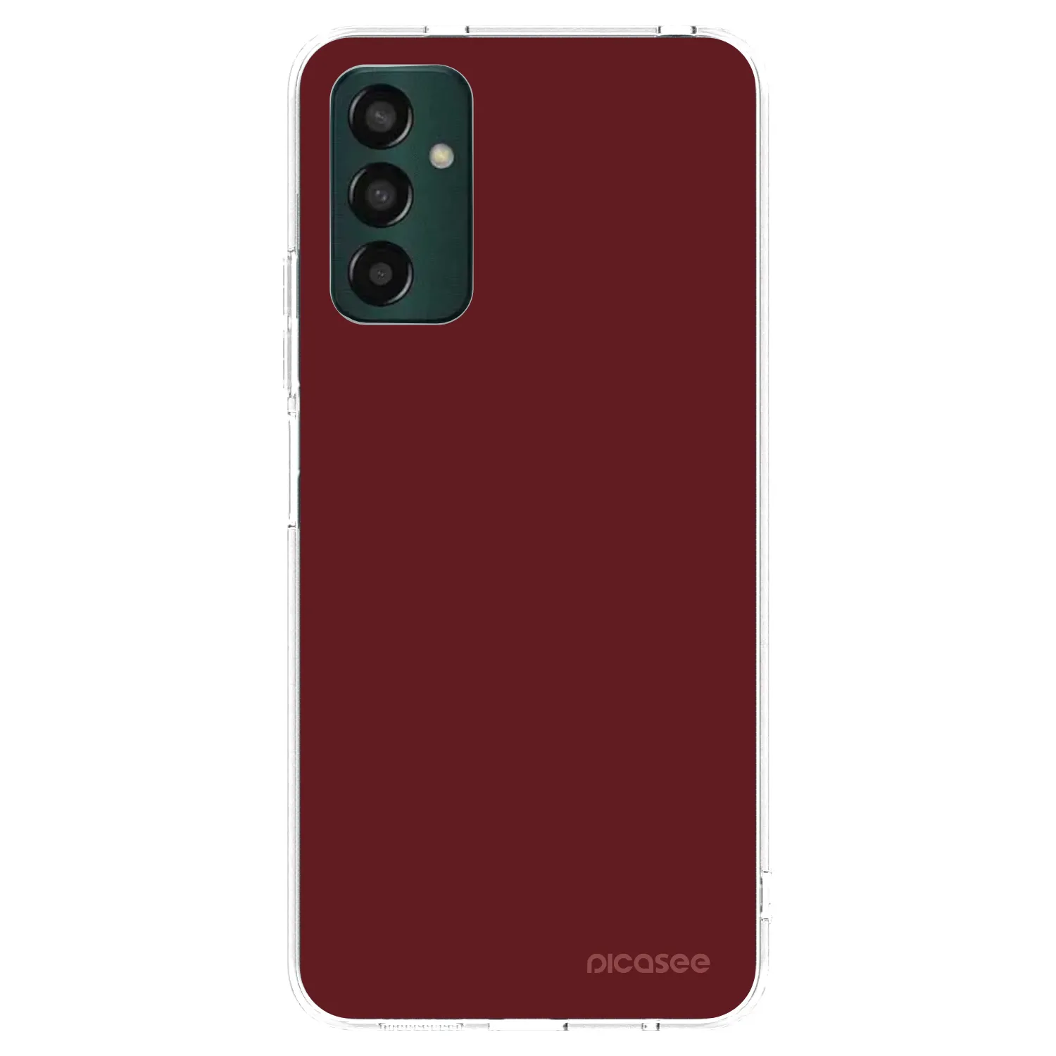 Picasee Samsung Galaxy M13 M135F Hülle - Transparentes Silikon - Red Bliss