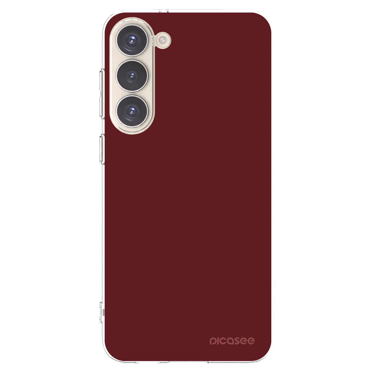 Picasee Samsung Galaxy S23+ 5G Hülle - Transparentes Silikon - Red Bliss