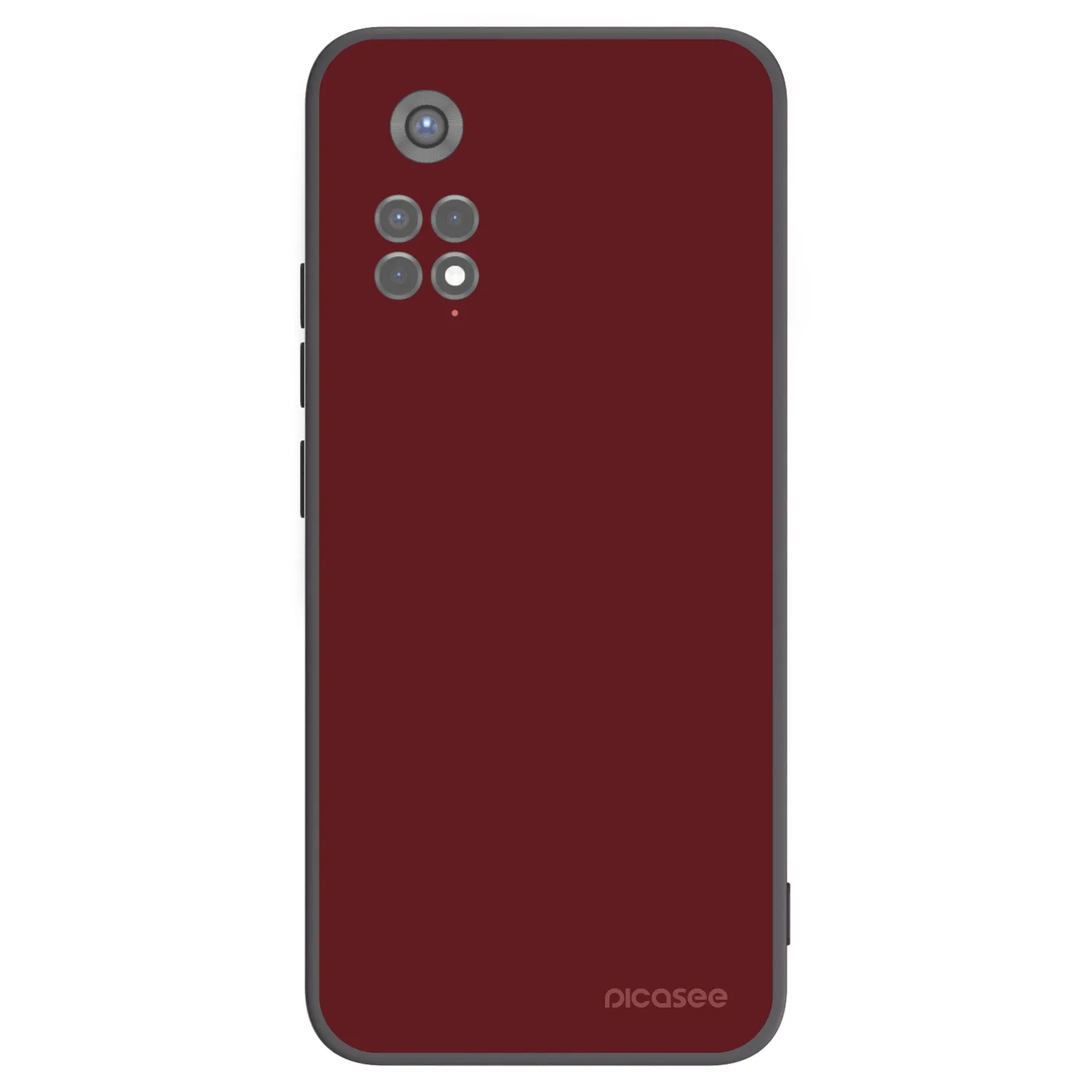 Picasee Xiaomi Redmi Note 11S 5G Hülle - Schwarzes Silikon - Red Bliss