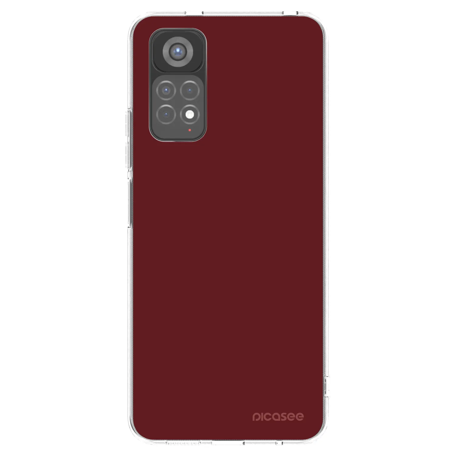 Picasee Xiaomi Redmi Note 11S 5G Hülle - Transparentes Silikon - Red Bliss
