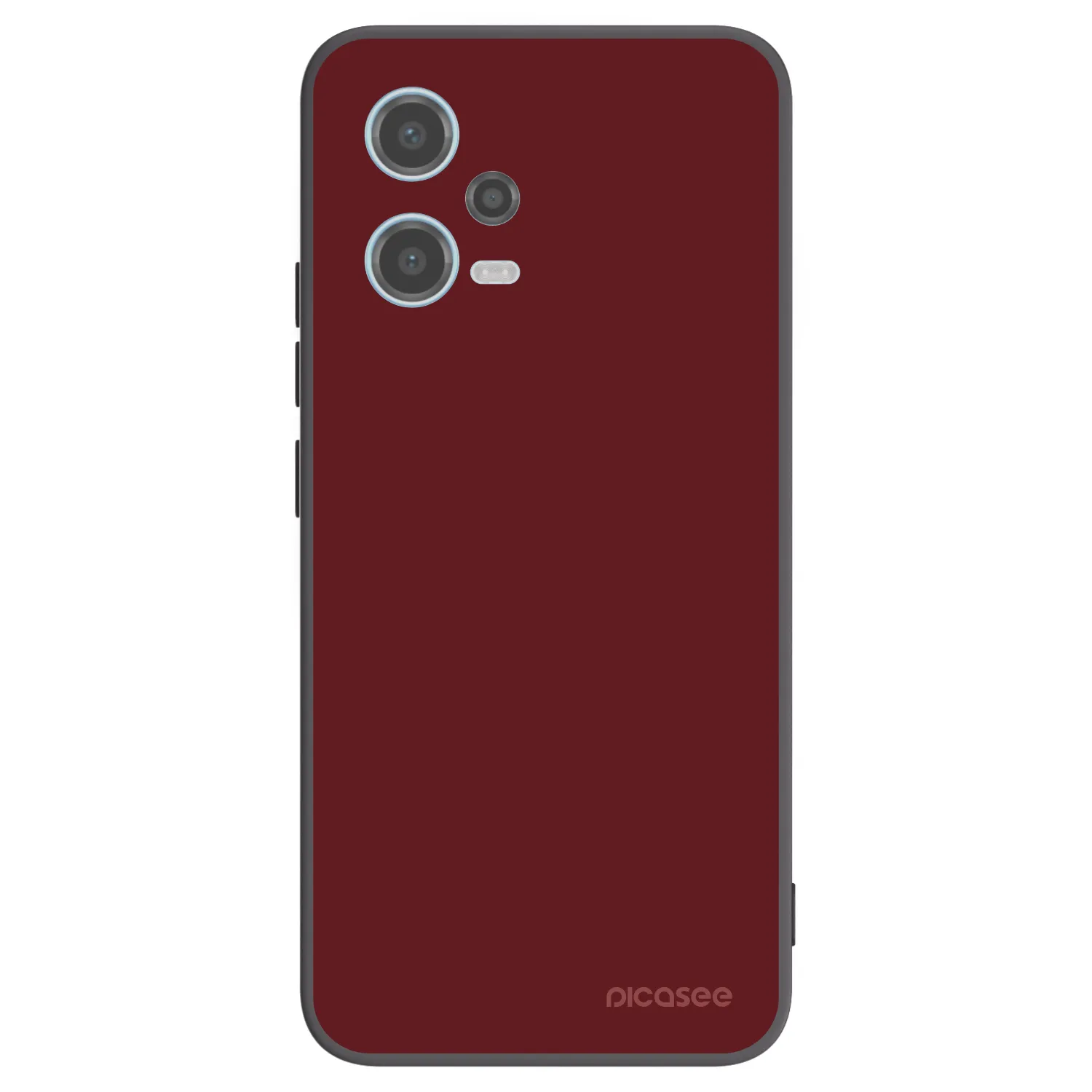 Picasee Xiaomi Redmi Note 12 5G Hülle - Schwarzes Silikon - Red Bliss