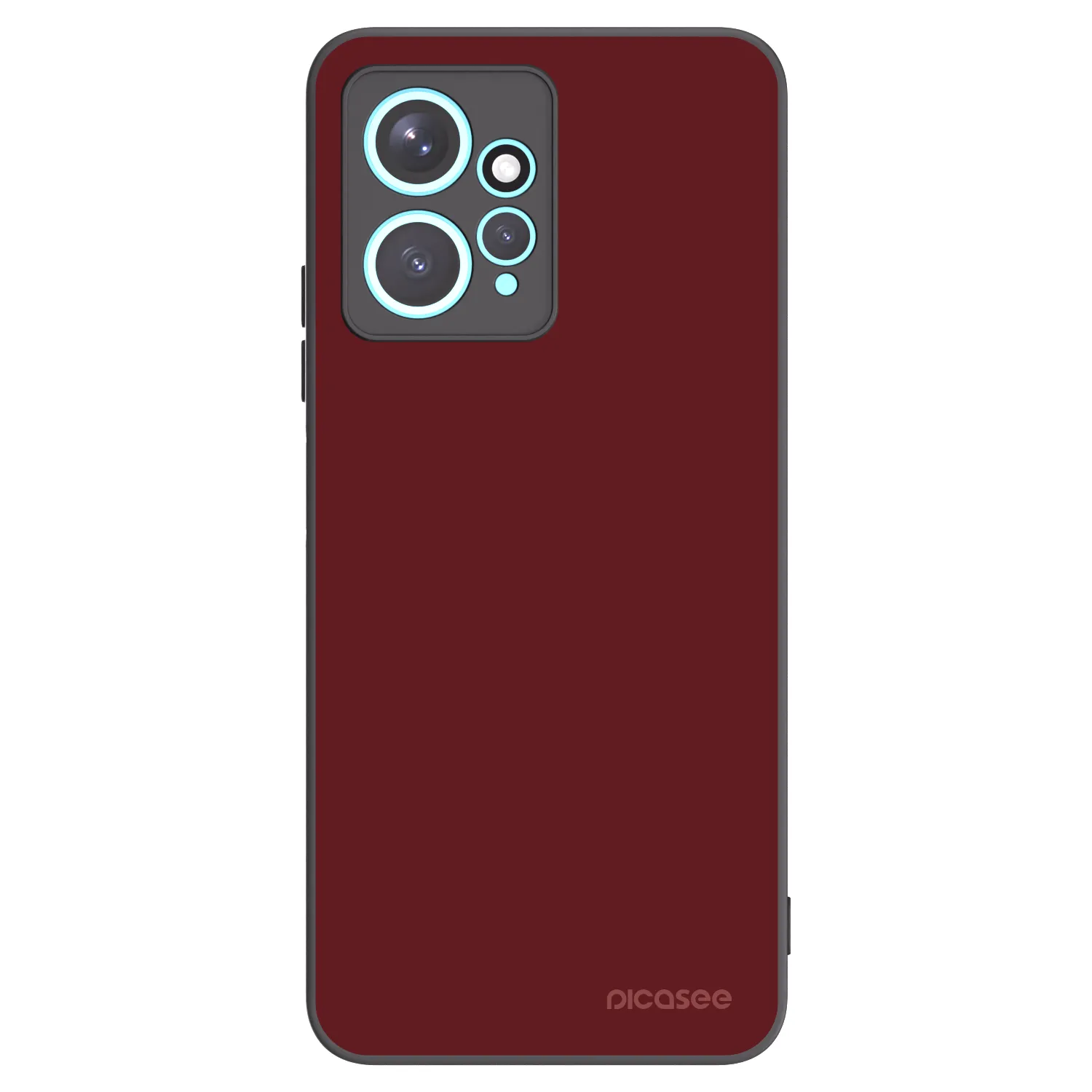 Picasee Xiaomi Redmi Note 12 4G Hülle - Schwarzes Silikon - Red Bliss