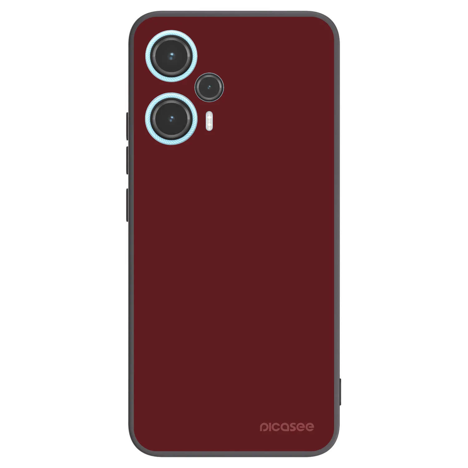 Picasee Xiaomi Poco F5 Hülle - Schwarzes Silikon - Red Bliss