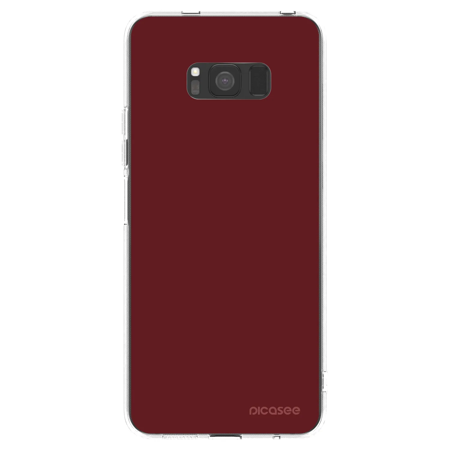 Picasee Samsung Galaxy S8 G950F Hülle - Transparentes Silikon - Red Bliss