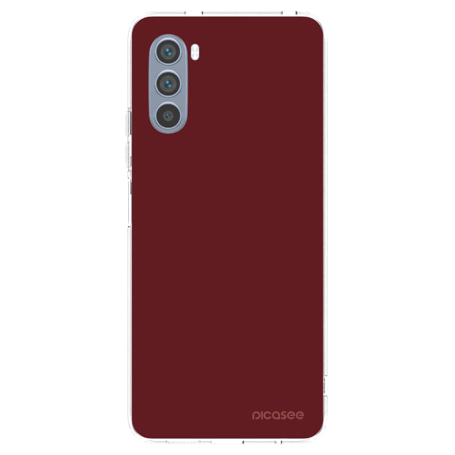 Picasee Motorola Moto G62 Hülle - Transparentes Silikon - Red Bliss