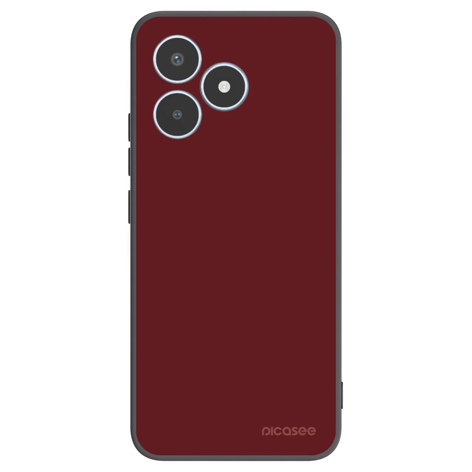 Picasee Realme C53 Hülle - Schwarzes Silikon - Red Bliss