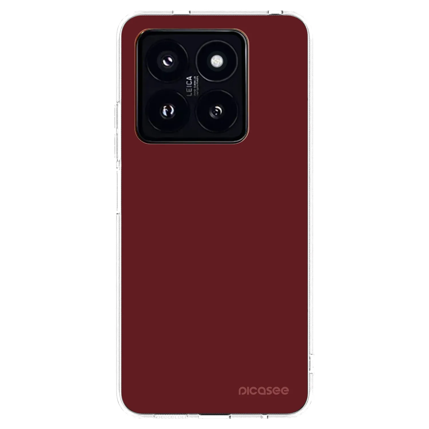 Picasee Xiaomi 14 Pro Hülle - Transparentes Silikon - Red Bliss