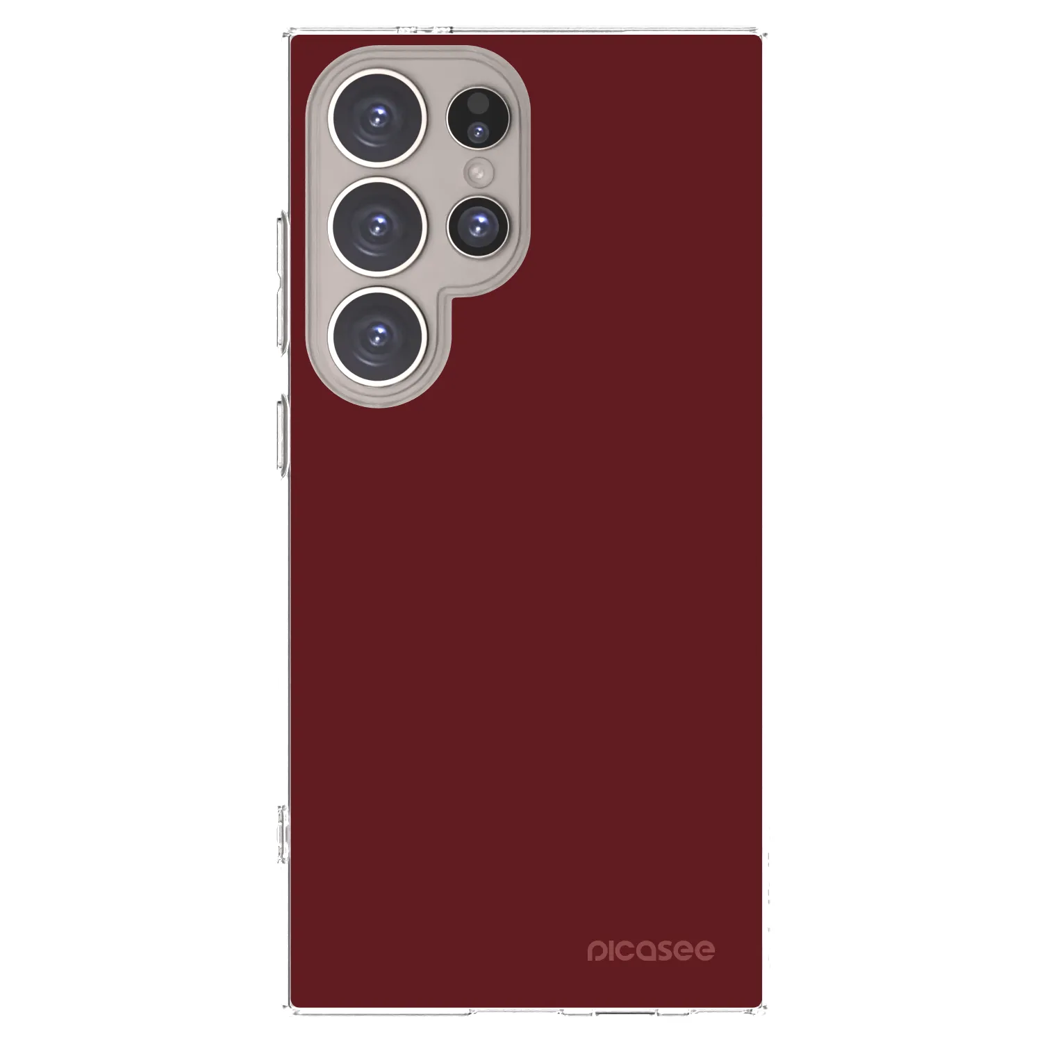 Picasee Samsung Galaxy S24 Ultra S928B 5G Hülle - Transparentes Silikon - Red Bliss