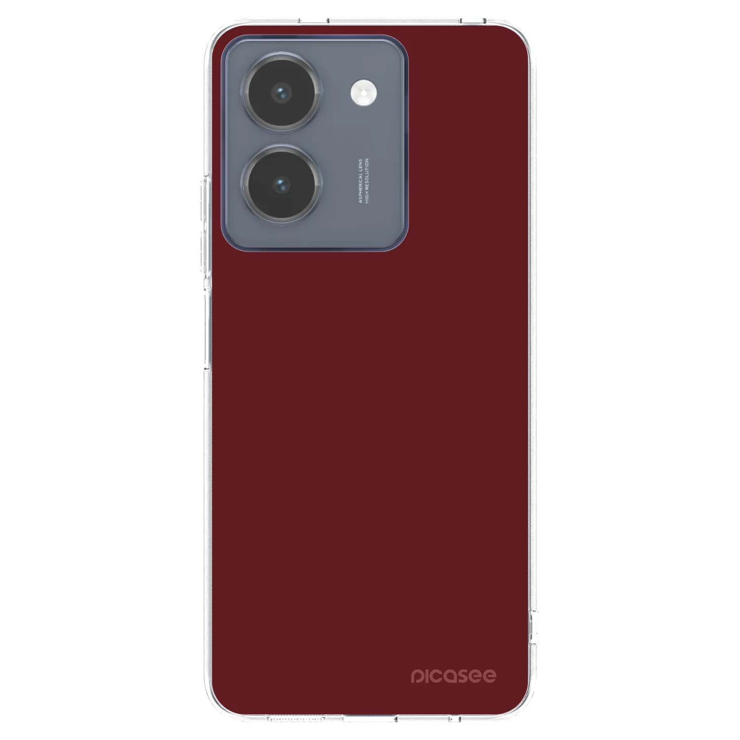 Picasee Vivo Y36 4G Hülle - Transparentes Silikon - Red Bliss