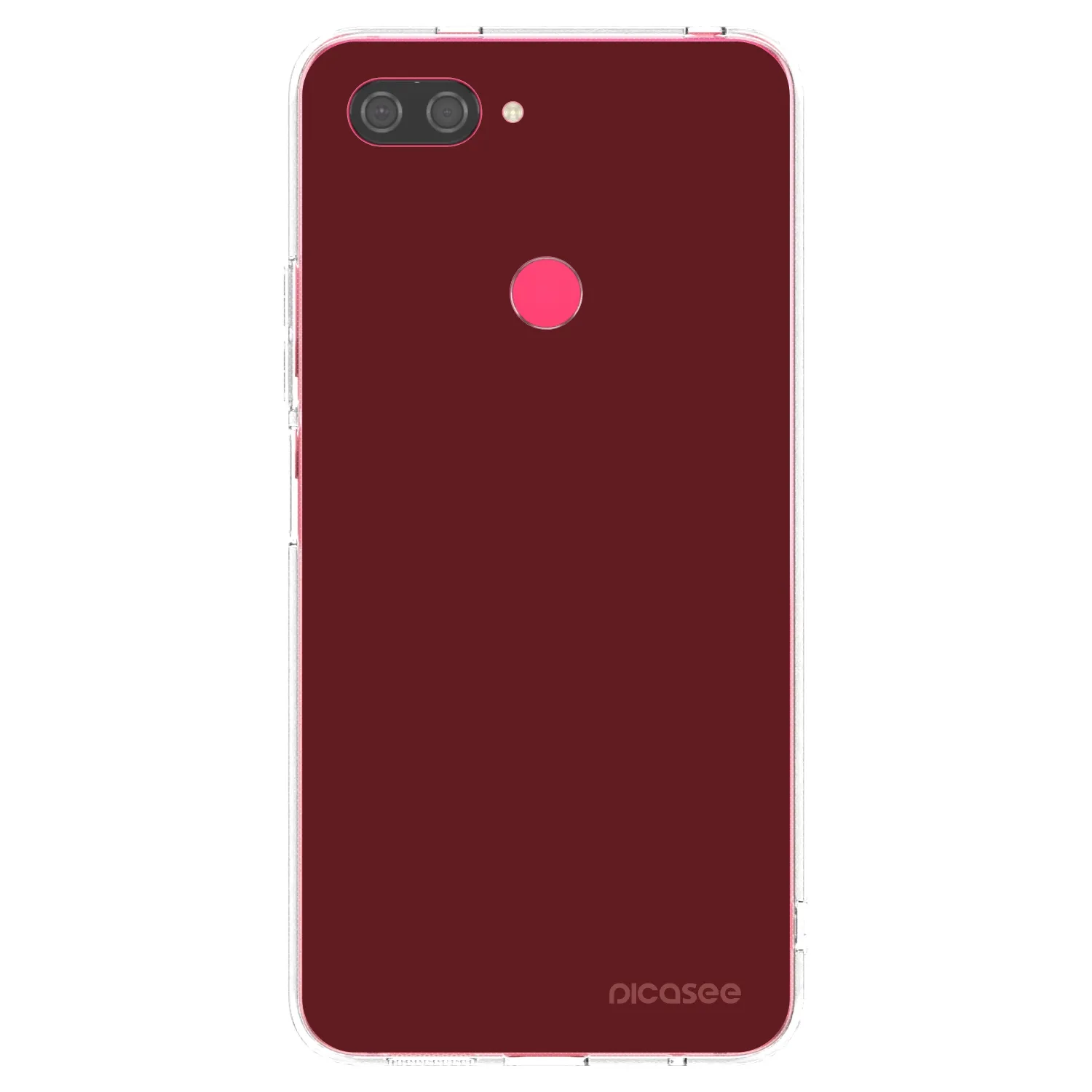 Picasee Xiaomi Mi 8 Lite Hülle - Transparentes Silikon - Red Bliss