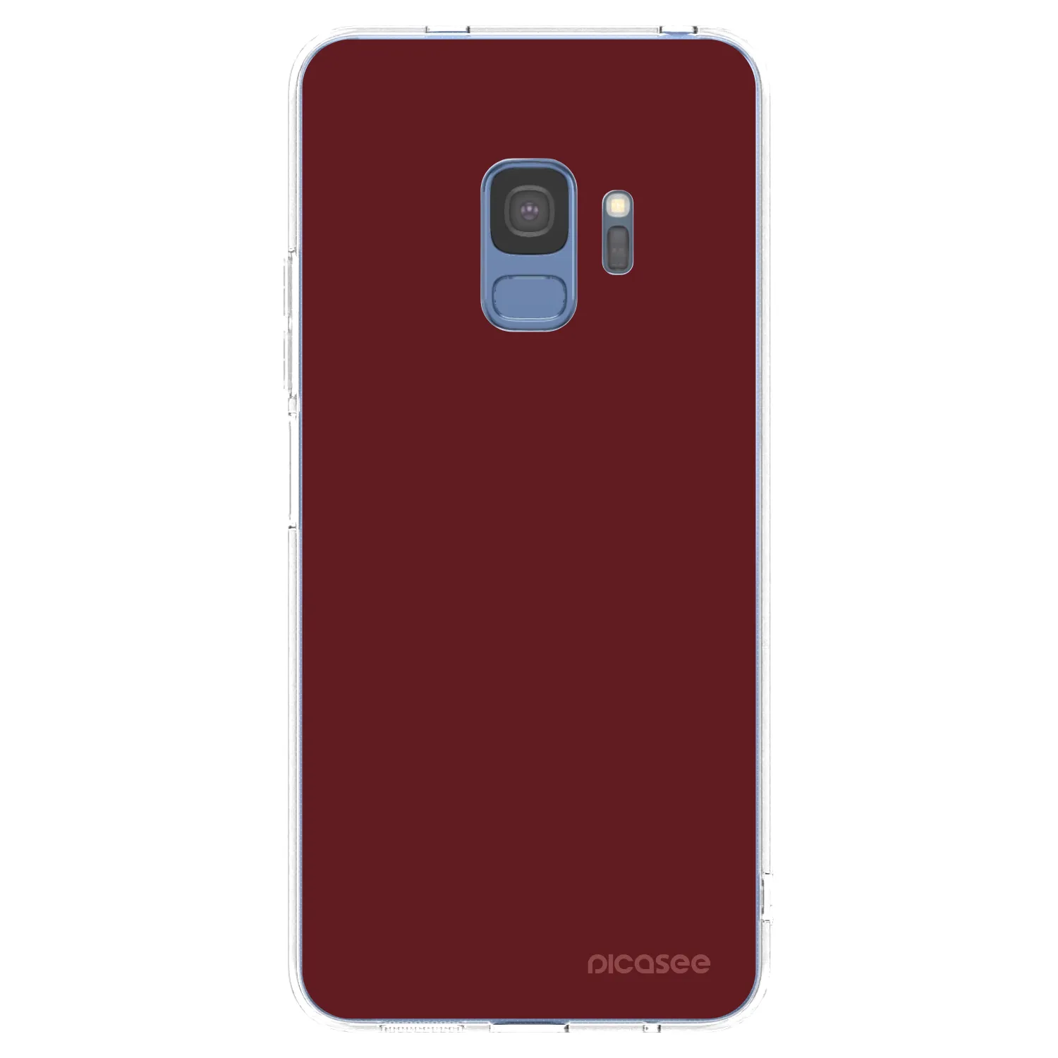 Picasee Samsung Galaxy S9 G960F Hülle - Transparentes Silikon - Red Bliss