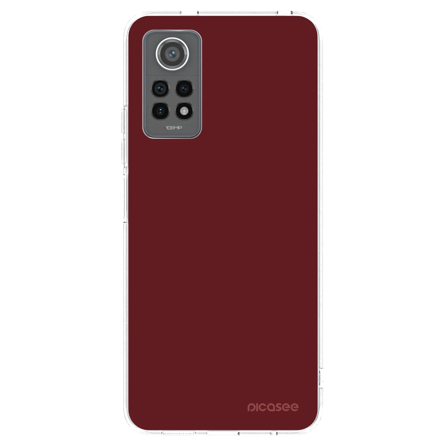 Picasee Xiaomi Redmi Note 12 Pro 4G Hülle - Transparentes Silikon - Red Bliss